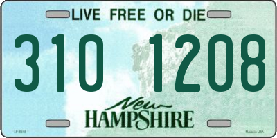 NH license plate 3101208