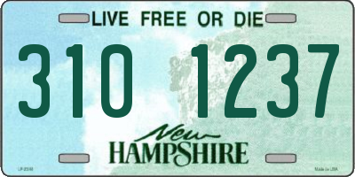 NH license plate 3101237
