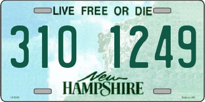 NH license plate 3101249