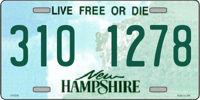 NH license plate 3101278