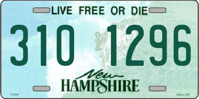 NH license plate 3101296