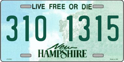 NH license plate 3101315
