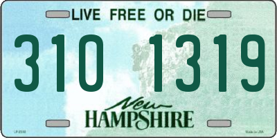 NH license plate 3101319