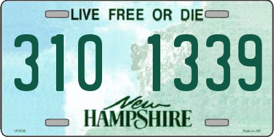 NH license plate 3101339