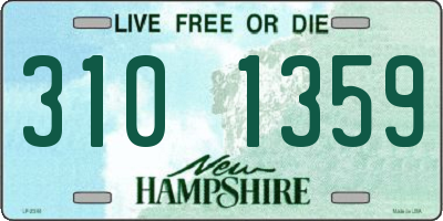 NH license plate 3101359