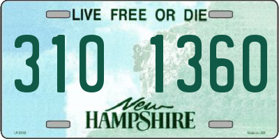 NH license plate 3101360