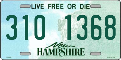NH license plate 3101368