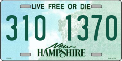NH license plate 3101370