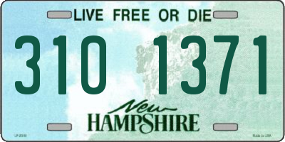 NH license plate 3101371