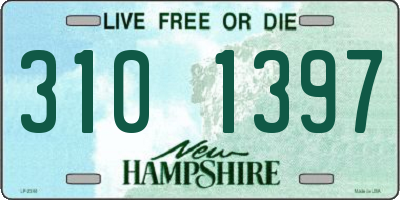 NH license plate 3101397