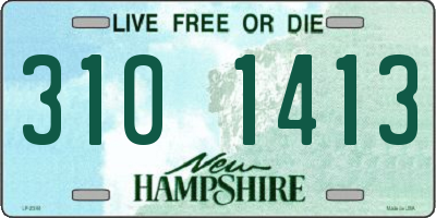 NH license plate 3101413
