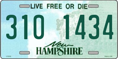NH license plate 3101434