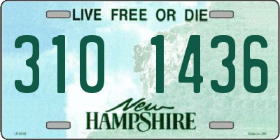 NH license plate 3101436
