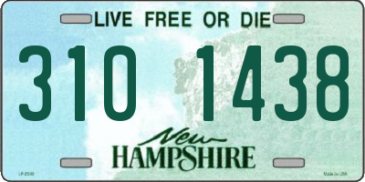 NH license plate 3101438