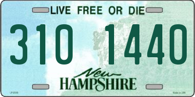 NH license plate 3101440