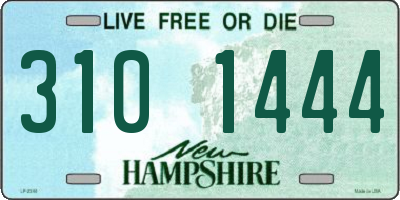 NH license plate 3101444