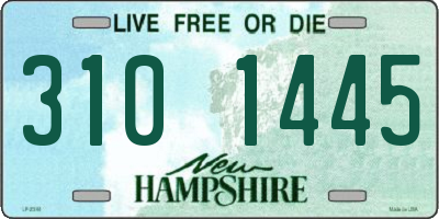 NH license plate 3101445
