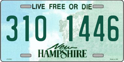 NH license plate 3101446