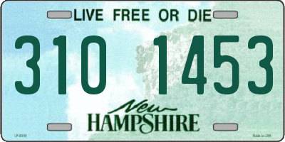 NH license plate 3101453