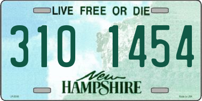 NH license plate 3101454