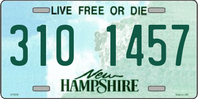 NH license plate 3101457