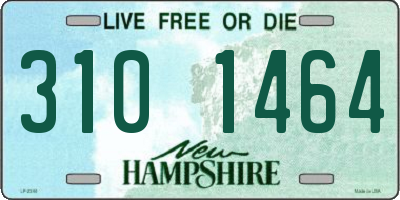 NH license plate 3101464