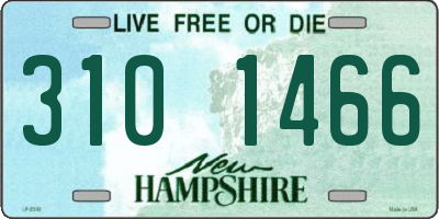 NH license plate 3101466