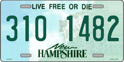 NH license plate 3101482
