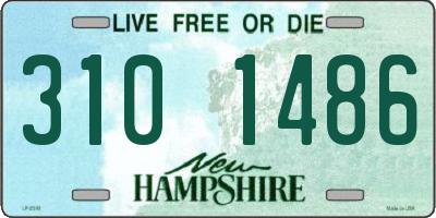 NH license plate 3101486