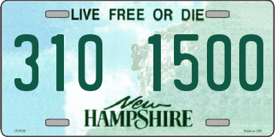 NH license plate 3101500