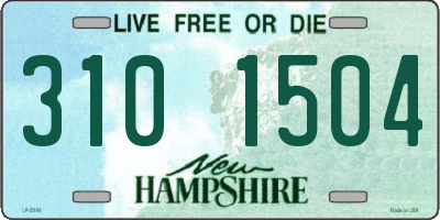 NH license plate 3101504