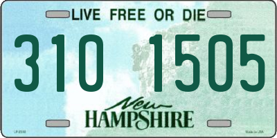 NH license plate 3101505