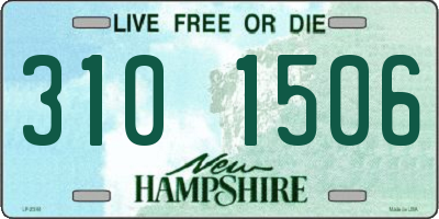 NH license plate 3101506