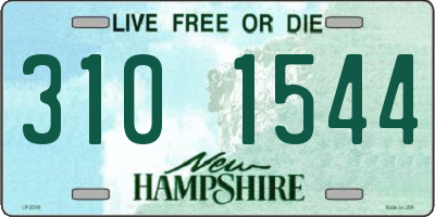 NH license plate 3101544