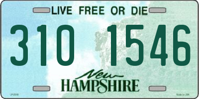 NH license plate 3101546