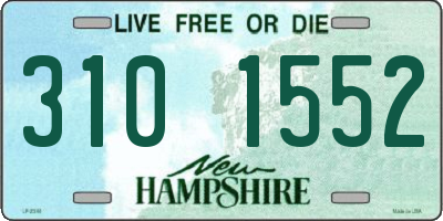 NH license plate 3101552