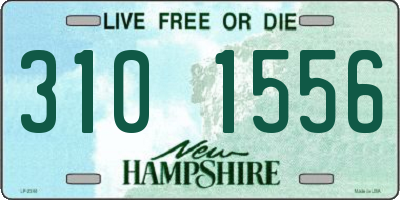 NH license plate 3101556