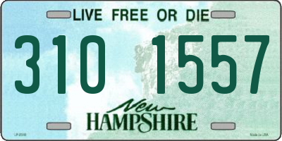 NH license plate 3101557