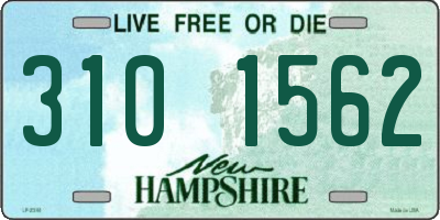 NH license plate 3101562