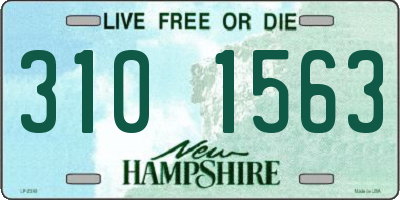 NH license plate 3101563