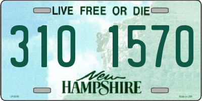 NH license plate 3101570
