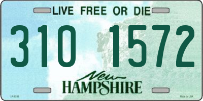 NH license plate 3101572
