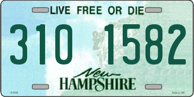 NH license plate 3101582