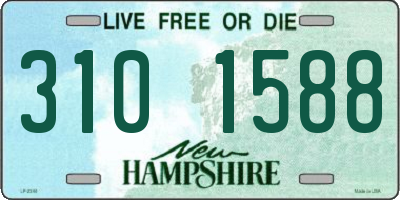 NH license plate 3101588
