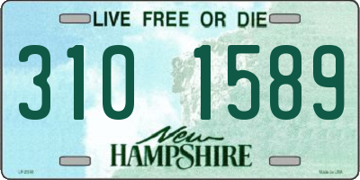 NH license plate 3101589
