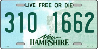 NH license plate 3101662
