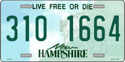 NH license plate 3101664