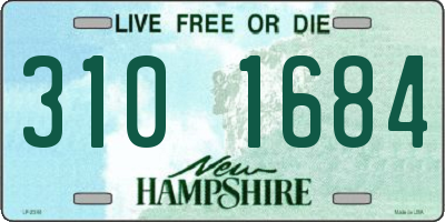 NH license plate 3101684