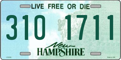 NH license plate 3101711