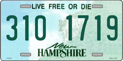 NH license plate 3101719